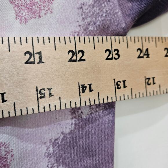 Nike Women's Crop Pullover Purple Tie Dye Hoodie DR8155-565 Size Medium - Picture 7 of 8